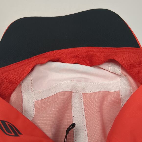 Selkirk 5 Panel Cap Red One Size Adjustable Breathable Lightweight Polyester - Picture 7 of 8